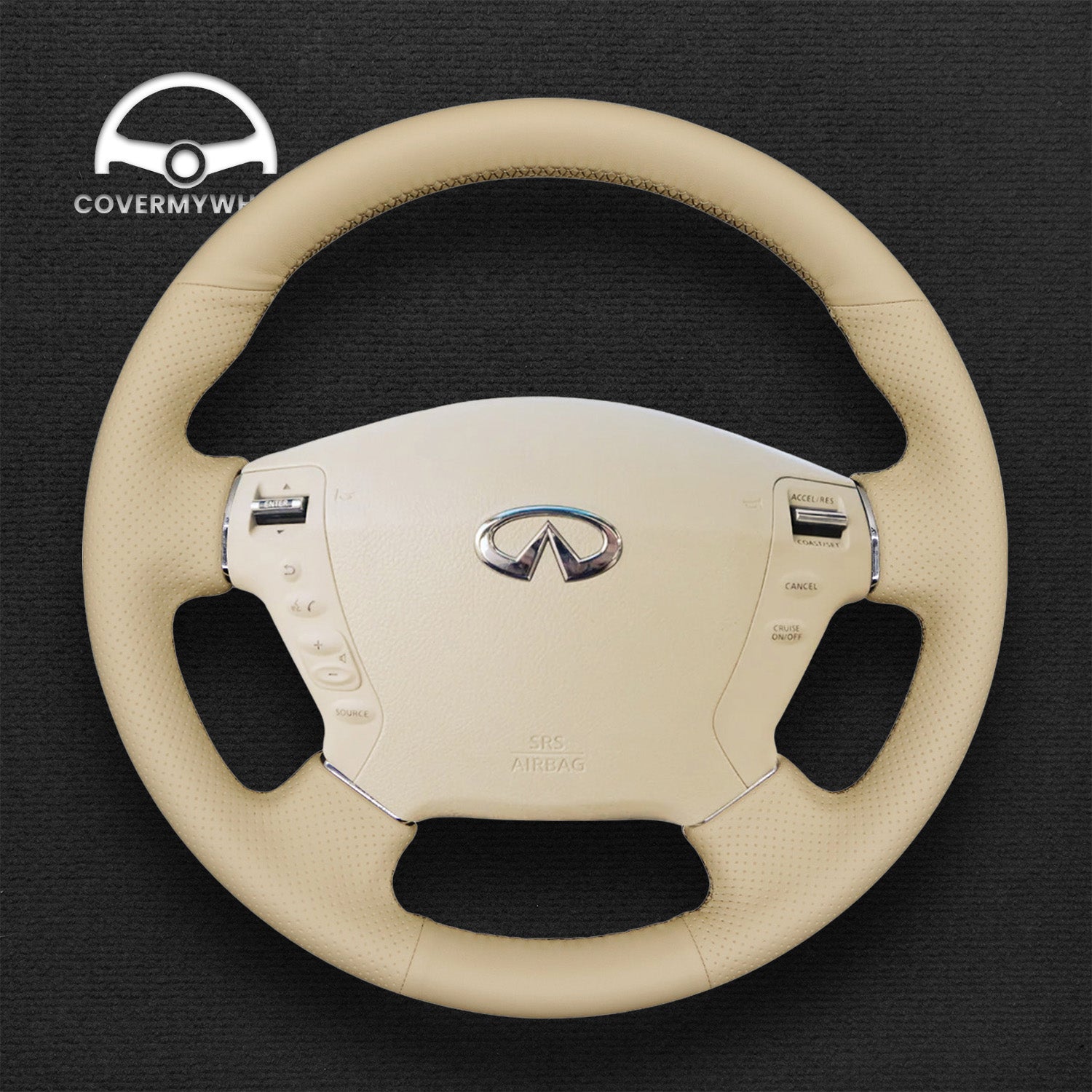Steering Wheel Cover for Nissan Fuga Cima 2002-2008