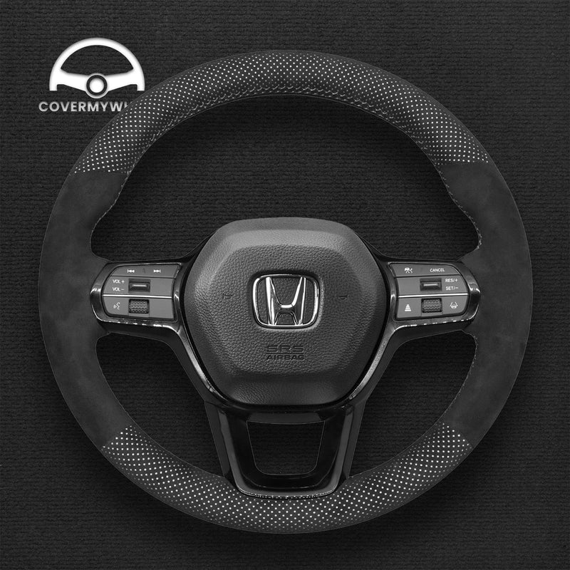 Steering Wheel Cover for Honda Civic 11 HRV Accord 2022 -2024 Cover My Wheel