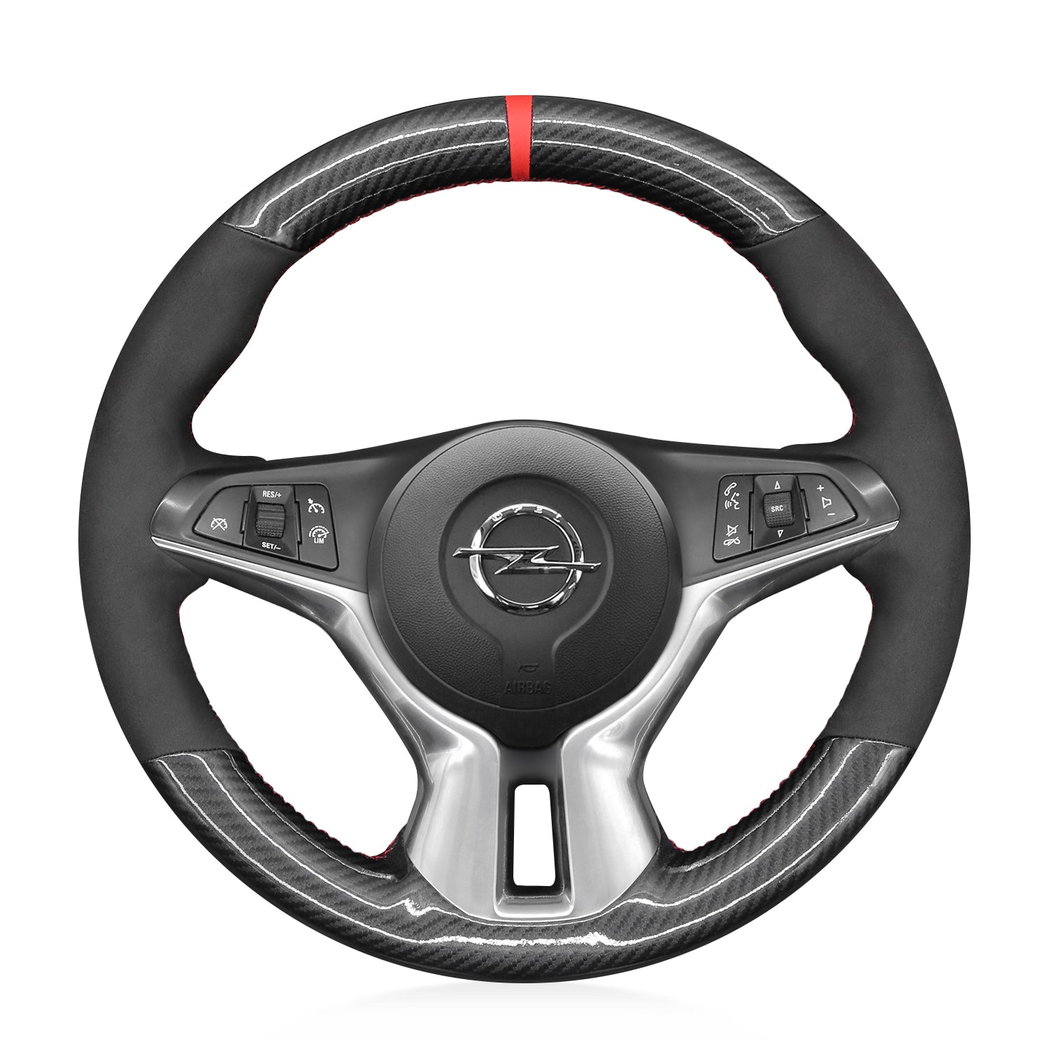Steering Wheel Cover for Vauxhall (Opel) Adam 2012–2020 Cover My Wheel