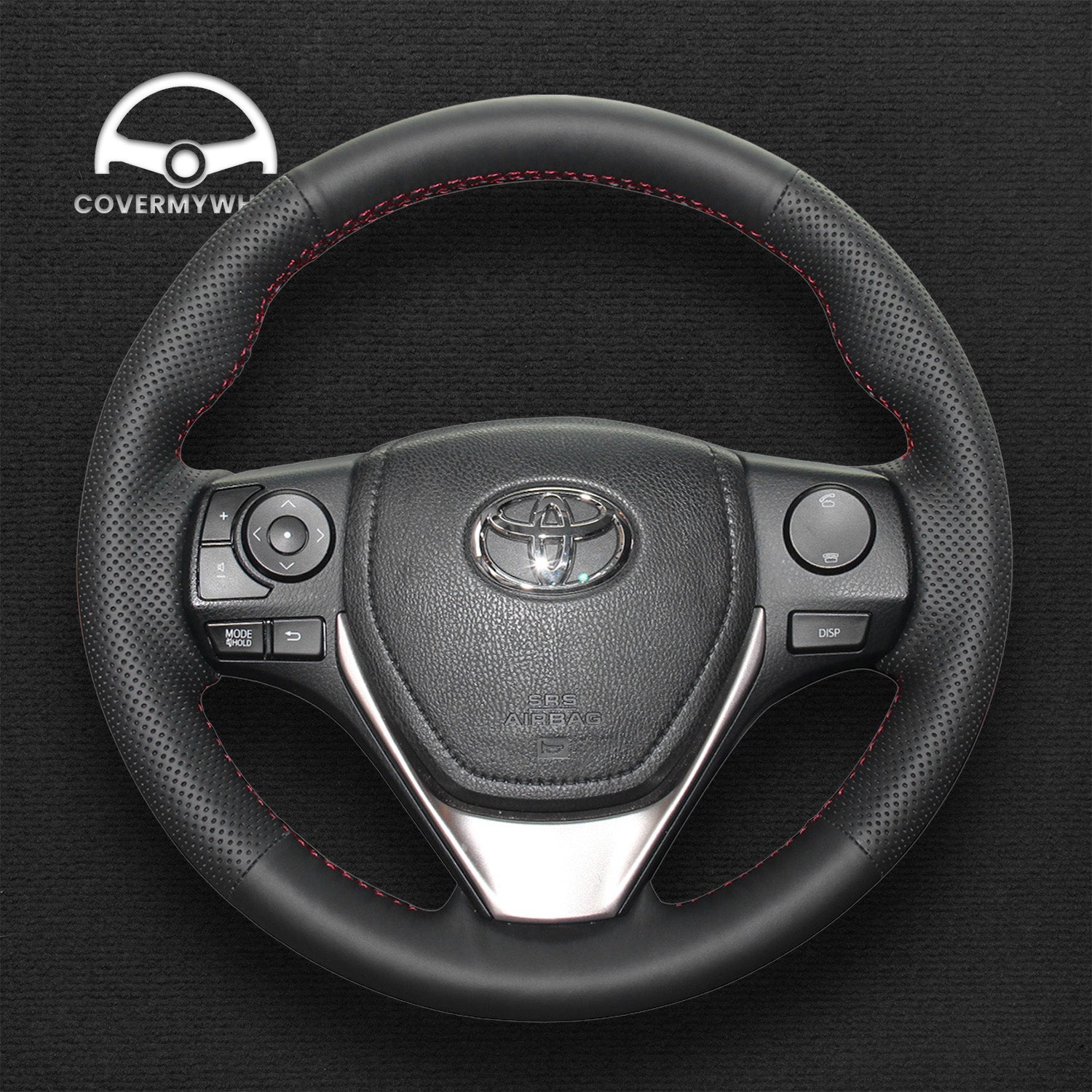 Steering Wheel Cover for Toyota RAV4 Corolla Auris Isis Corolla iM 2012-2019 Cover My Wheel