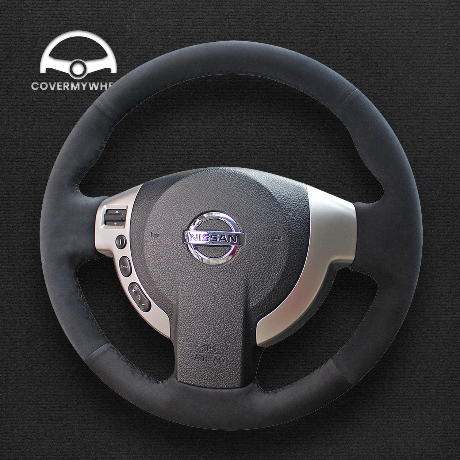 Steering Wheel Cover for Nissan Qashqai Qashqai+2 X-Trail NV200 Evalia Serena AD Dualis 2005–2020 Cover My Wheel