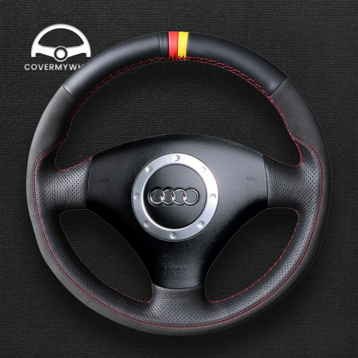 Steering Wheel Cover for Audi 8Z 8L B6 C5 D2 8N 8L B6 B5 C5 Cover My Wheel