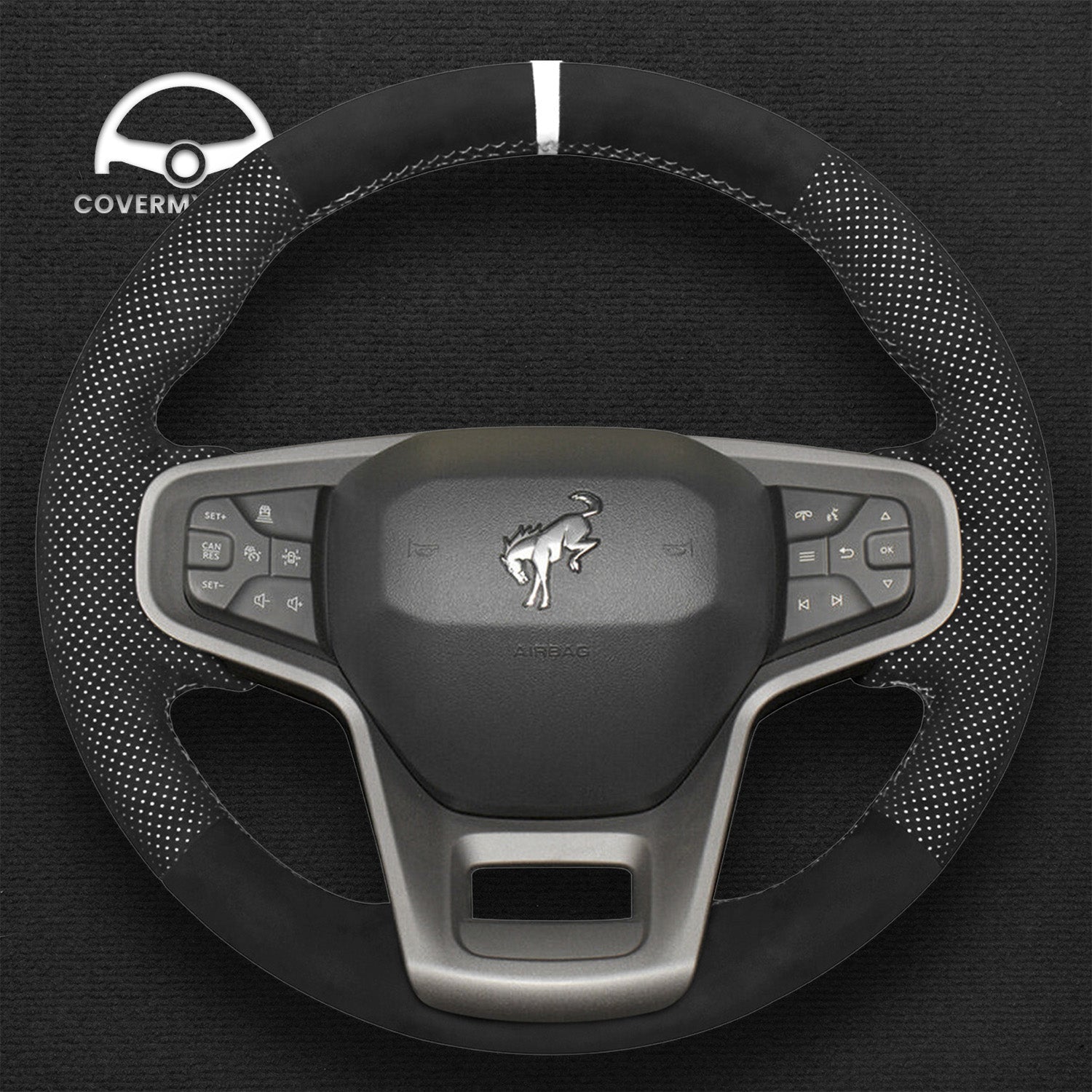 Steering Wheel Cover for Ford Bronco 2021-2024 Cover My Wheel