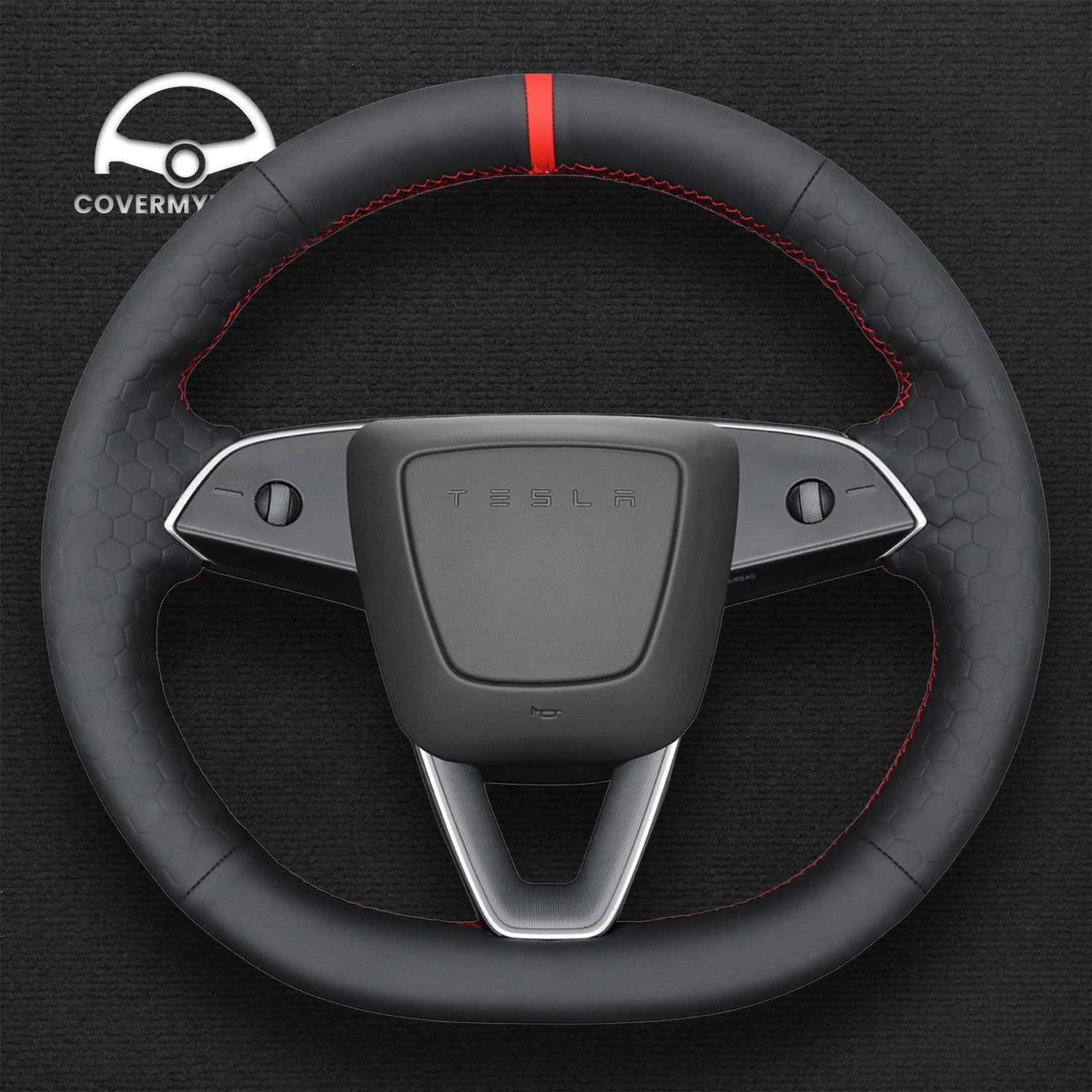 Steering Wheel Cover for Tesla Model 3 2023–2025 Cover My Wheel