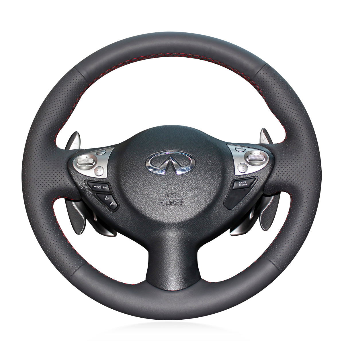 Steering Wheel Cover for Infiniti FX35 FX37 FX50 QX70 2009-2018 Cover My Wheel