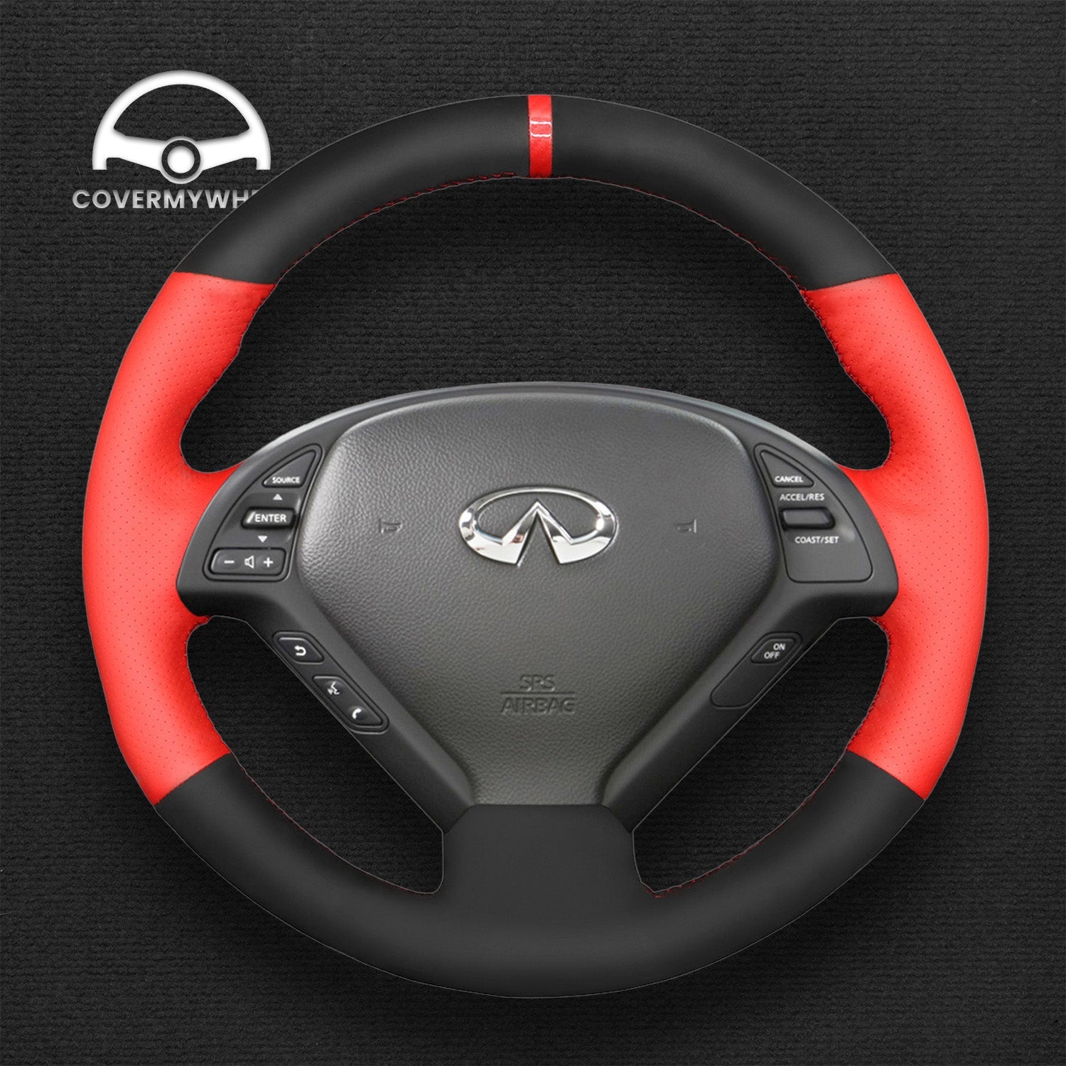 Steering Wheel Cover for Nissan Skyline (RU) 2006-2014 Cover My Wheel