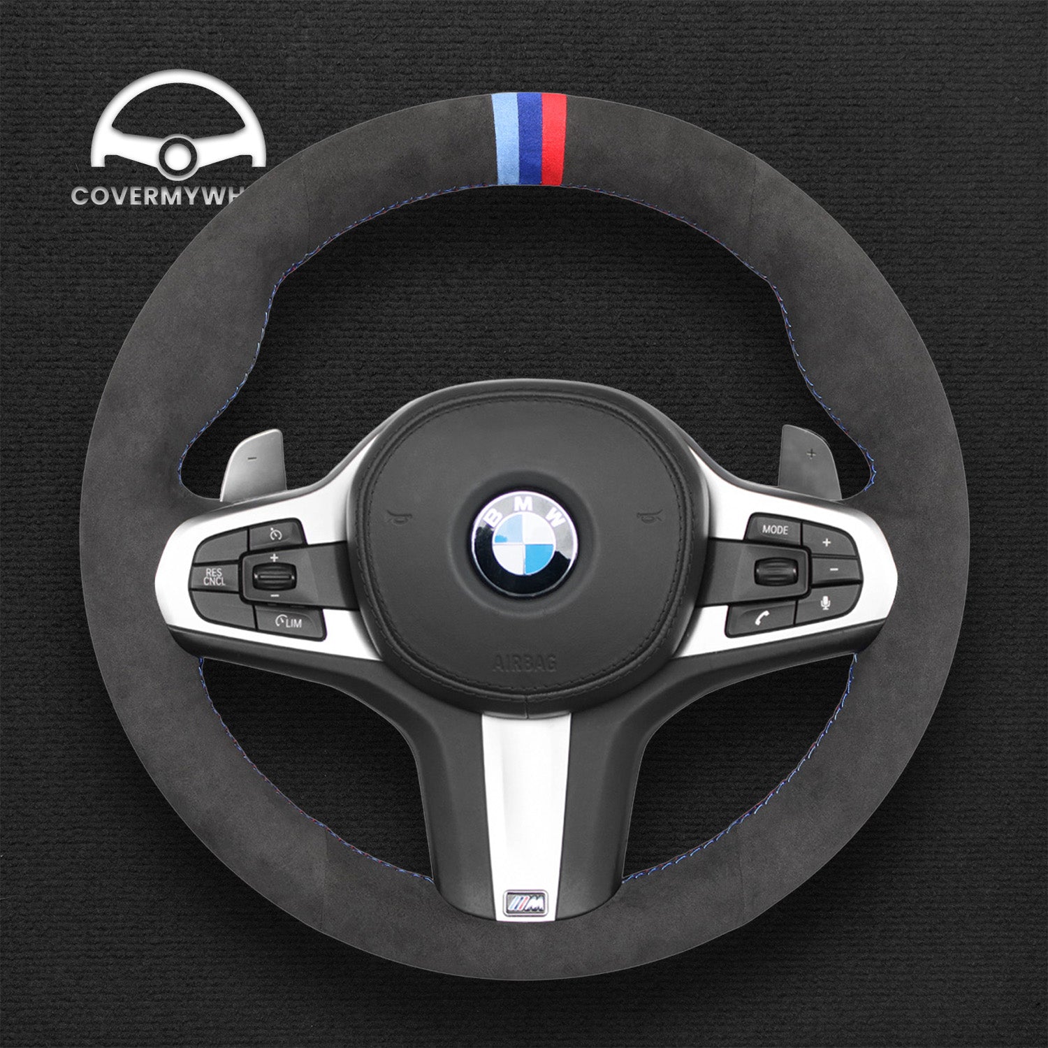 Steering Wheel Cover for BMW F44 G20 G23 G26 G30 G32 G11 M sport wheel