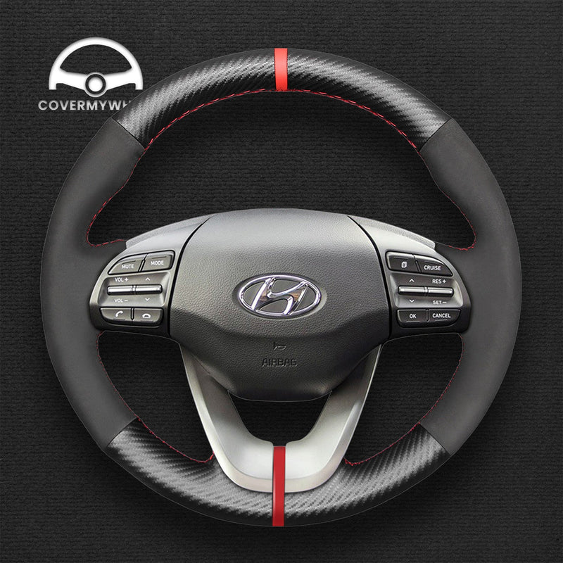 Steering Wheel Cover for Hyundai Elantra (GT) 2019-2020 Veloster 2019-2021  i30 2017-2020 Cover My Wheel