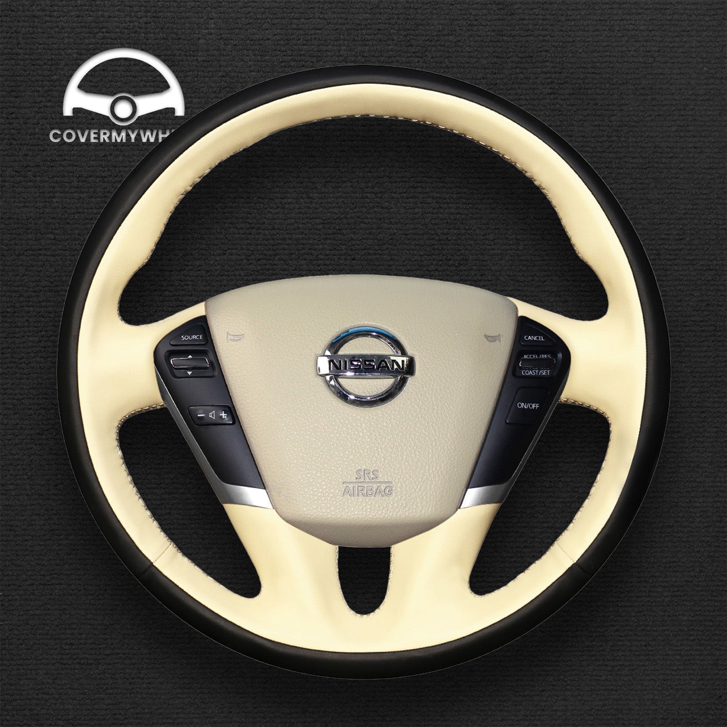 Steering Wheel Cover for Nissan Teana Murano Elgrand Quest 2008–2020 Cover My Wheel