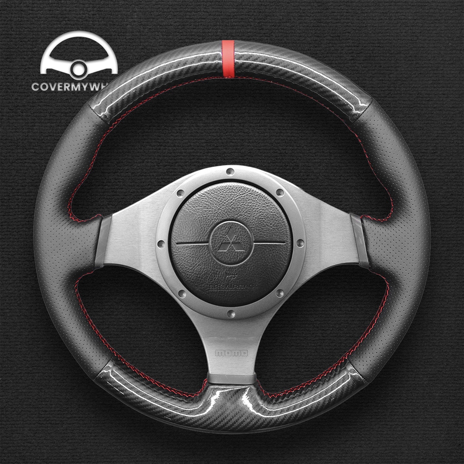 Steering Wheel Cover for Mitsubishi Lancer Evolution VIII IX 2003–2007 Cover My Wheel