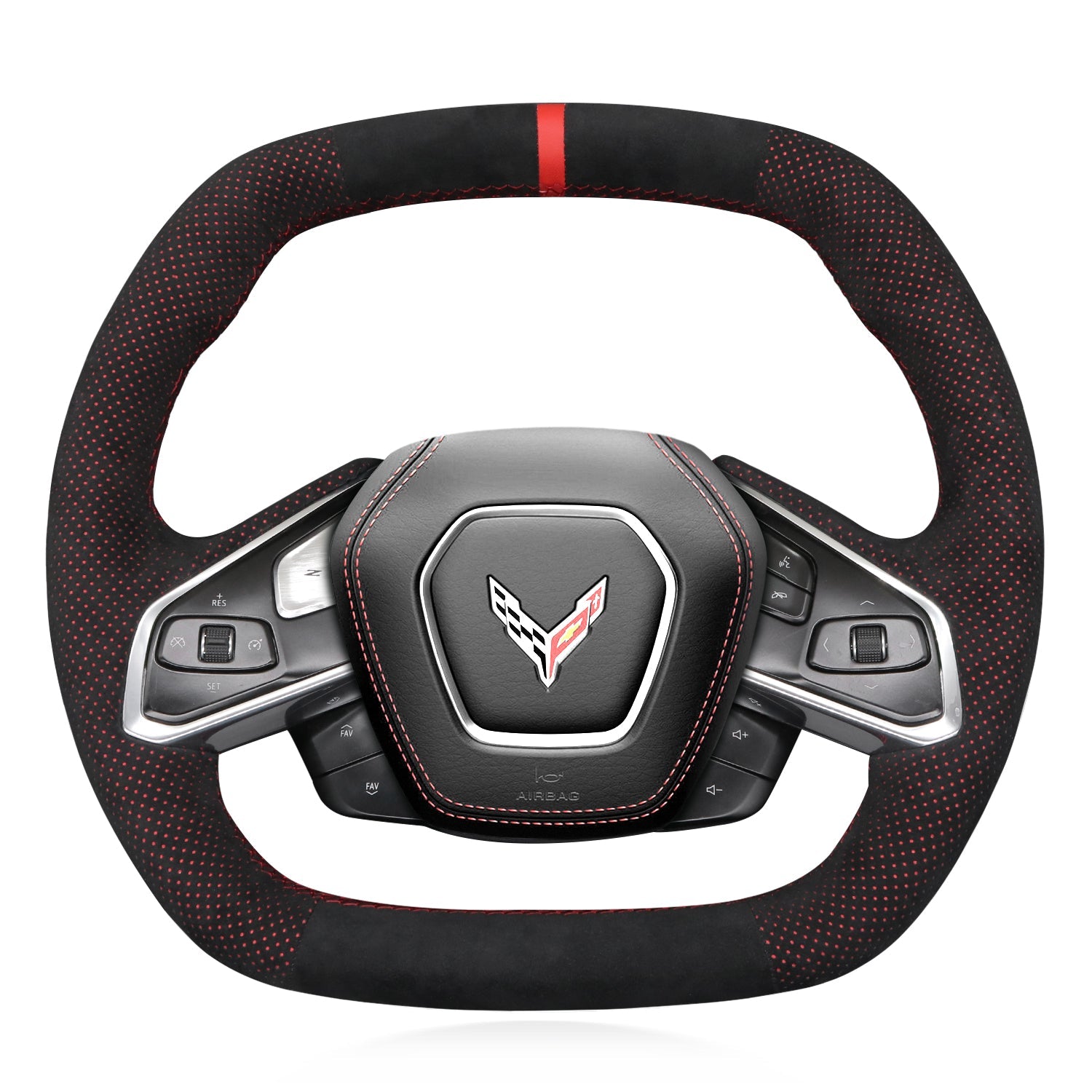 Steering Wheel Cover for Chevrolet Corvette (C8) 2020-2024 Cover My Wheel