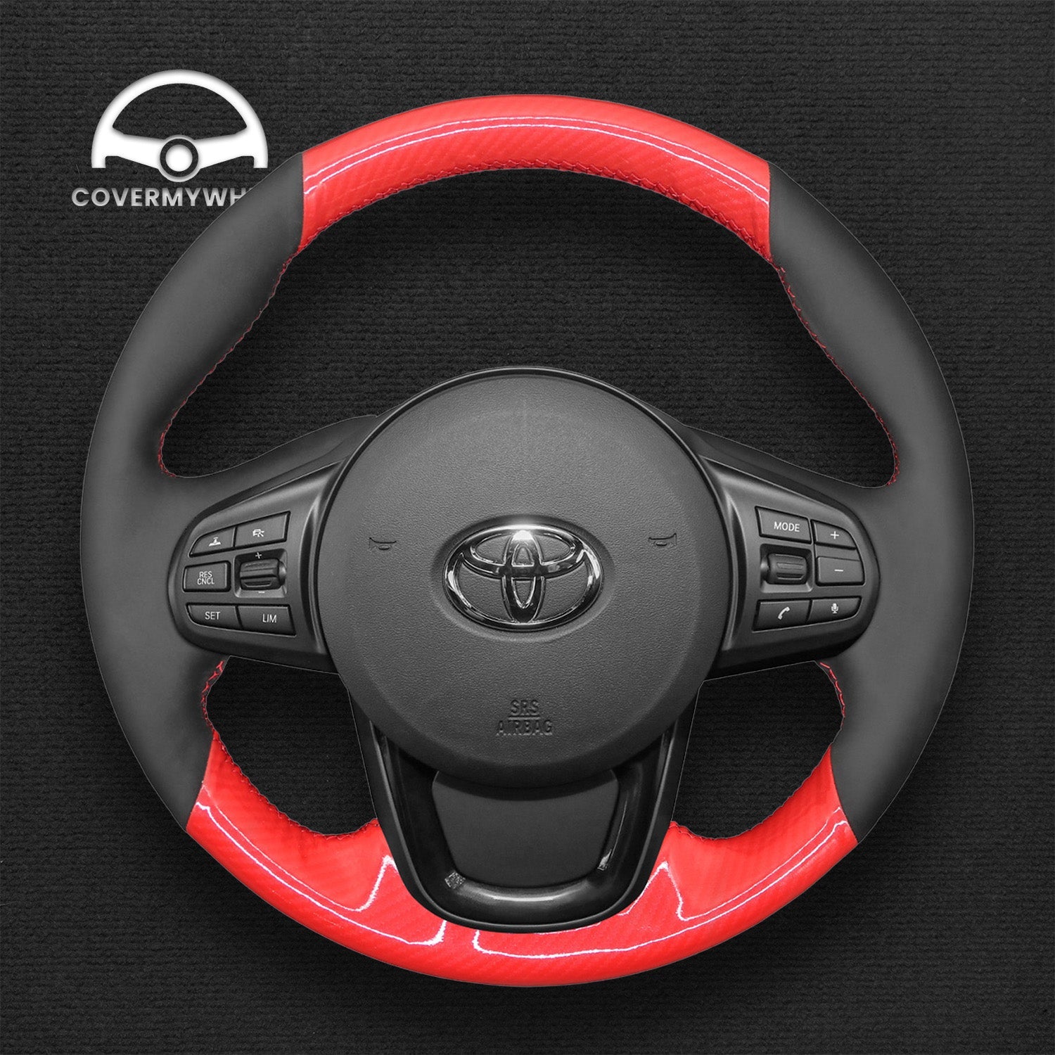 Steering Wheel Cover for Toyota Supra GR Supra 2019-2024 Cover My Wheel