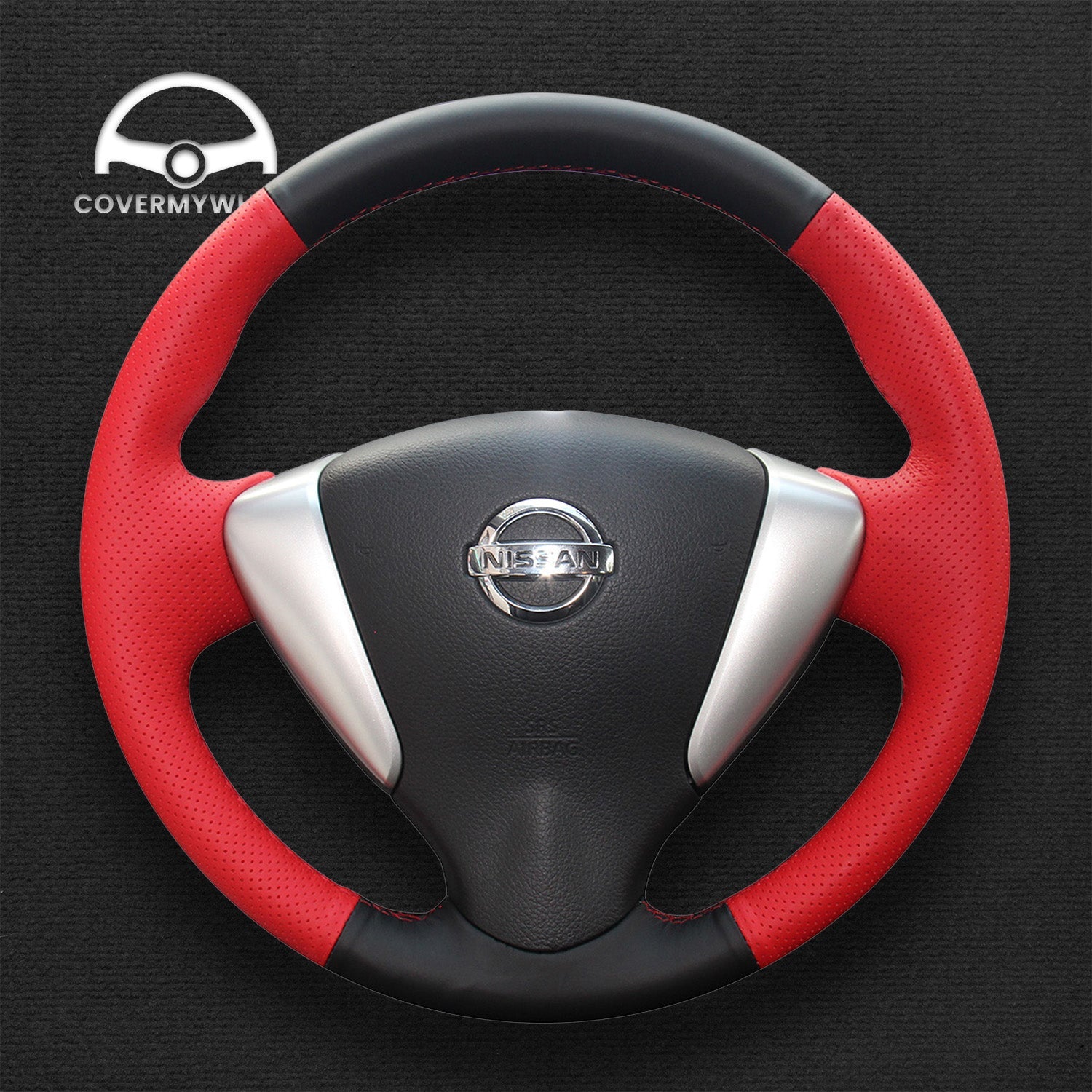 Steering Wheel Cover for Nissan Sentra Versa Versa Note NV200 2013–2021 Cover My Wheel