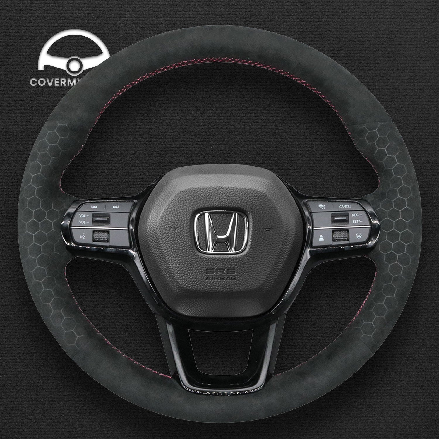 Steering Wheel Cover for Honda Civic 11 HRV Accord 2022 -2024 Cover My Wheel