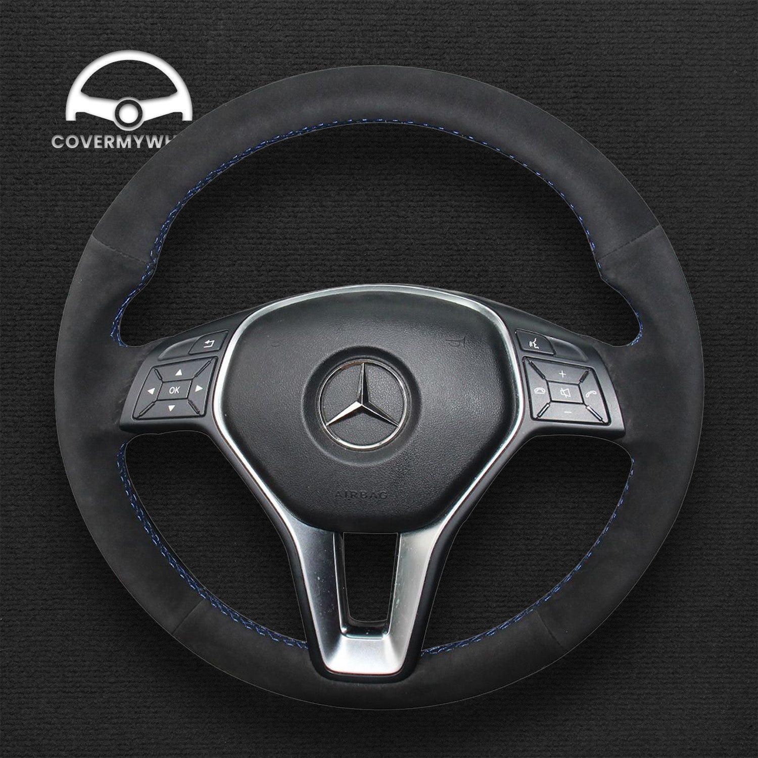 Steering Wheel Cover for Mercedes W246 W204 C117 C218 Cover My Wheel