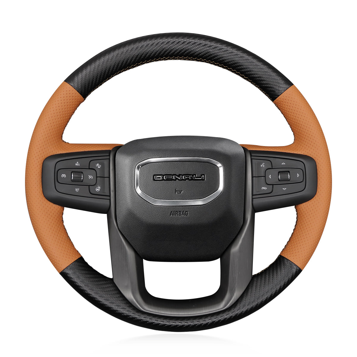 Steering Wheel Cover for GMC Sierra 1500 2019–2023 (incl. Limited 2022) Sierra 2500/3500 2020–2024 Yukon (XL) 2021–2023 Cover My Wheel