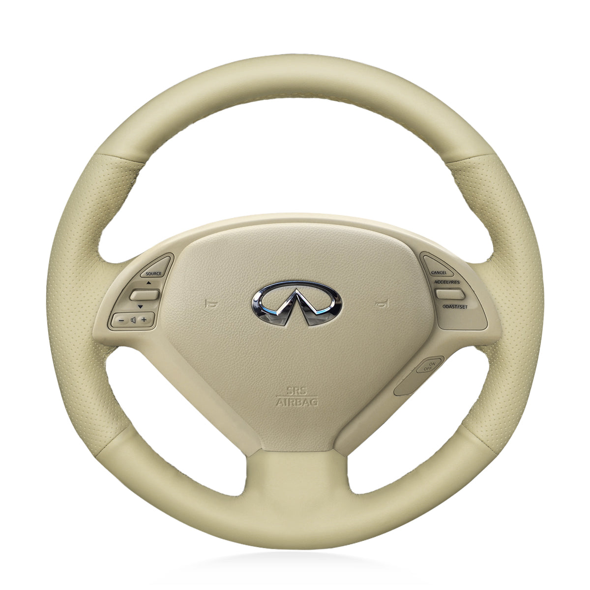 Steering Wheel Cover for Infiniti EX35 EX37 G25 G35 G37 Q40 Q60 2003-2015 Cover My Wheel