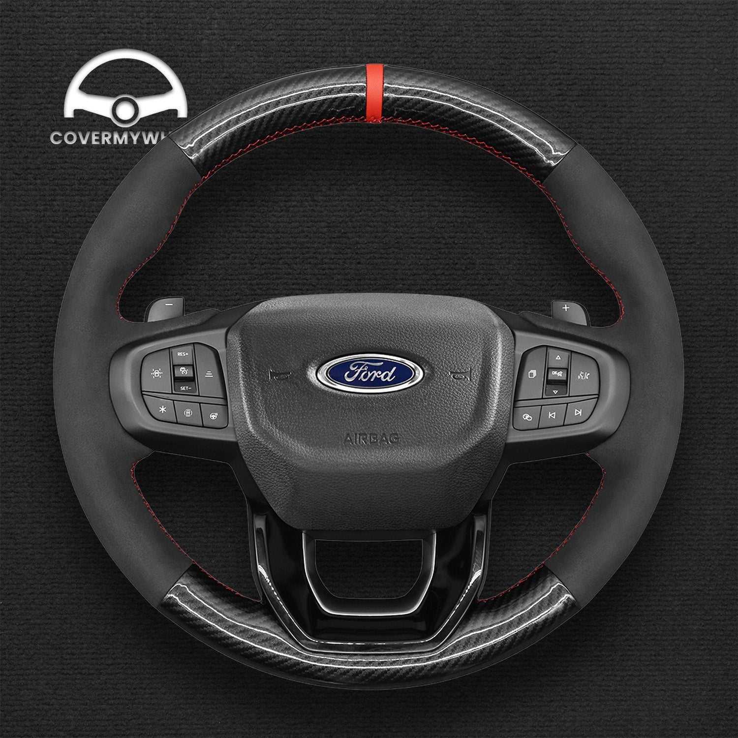 Steering Wheel Cover for Ford F150 F-150 F-250 Raptor Cover My Wheel