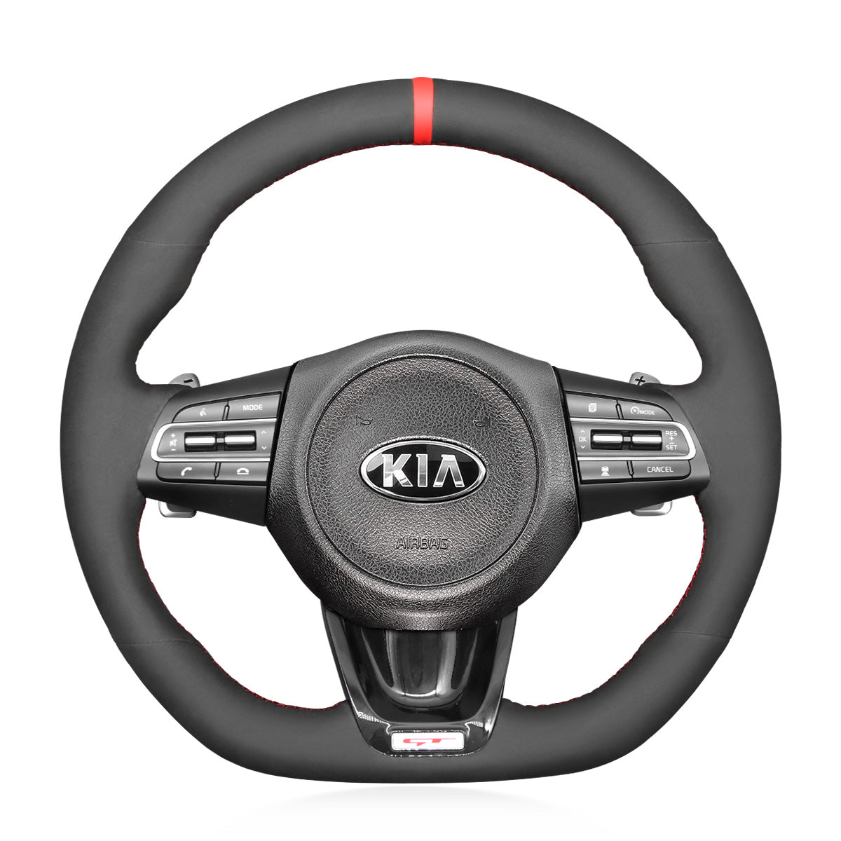 Steering Wheel Cover for Kia Stinger GT (2017–2021) Cover My Wheel