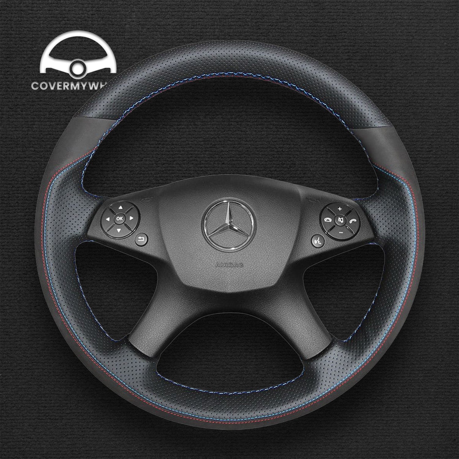 Steering Wheel Cover for Mercedes W204 C280 Cover My Wheel