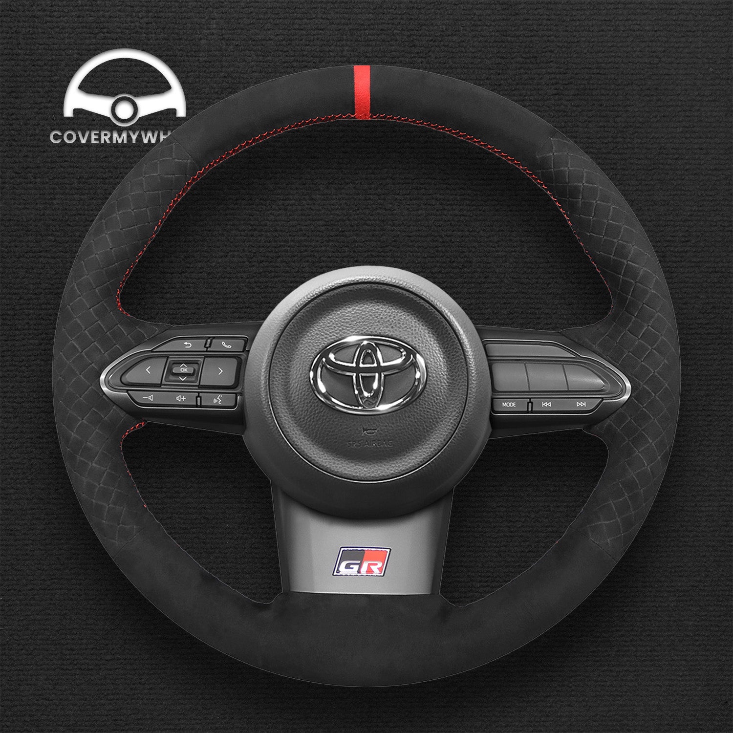 Steering Wheel Cover for Toyota Yaris GR 2020-2024