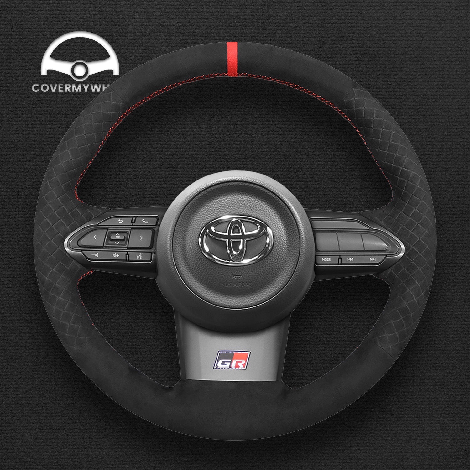 Steering Wheel Cover for Toyota Yaris GR 2020-2024 Cover My Wheel