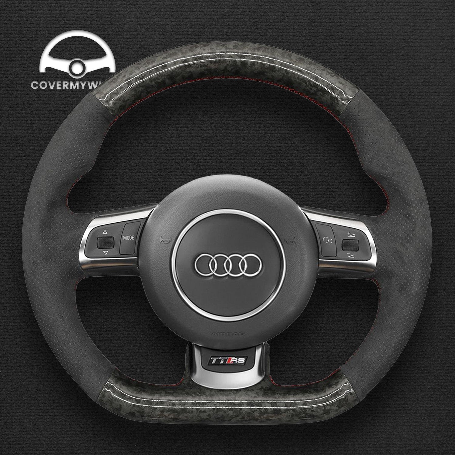Steering Wheel Cover for Audi TT RS R8 RS3 RS6 Cover My Wheel