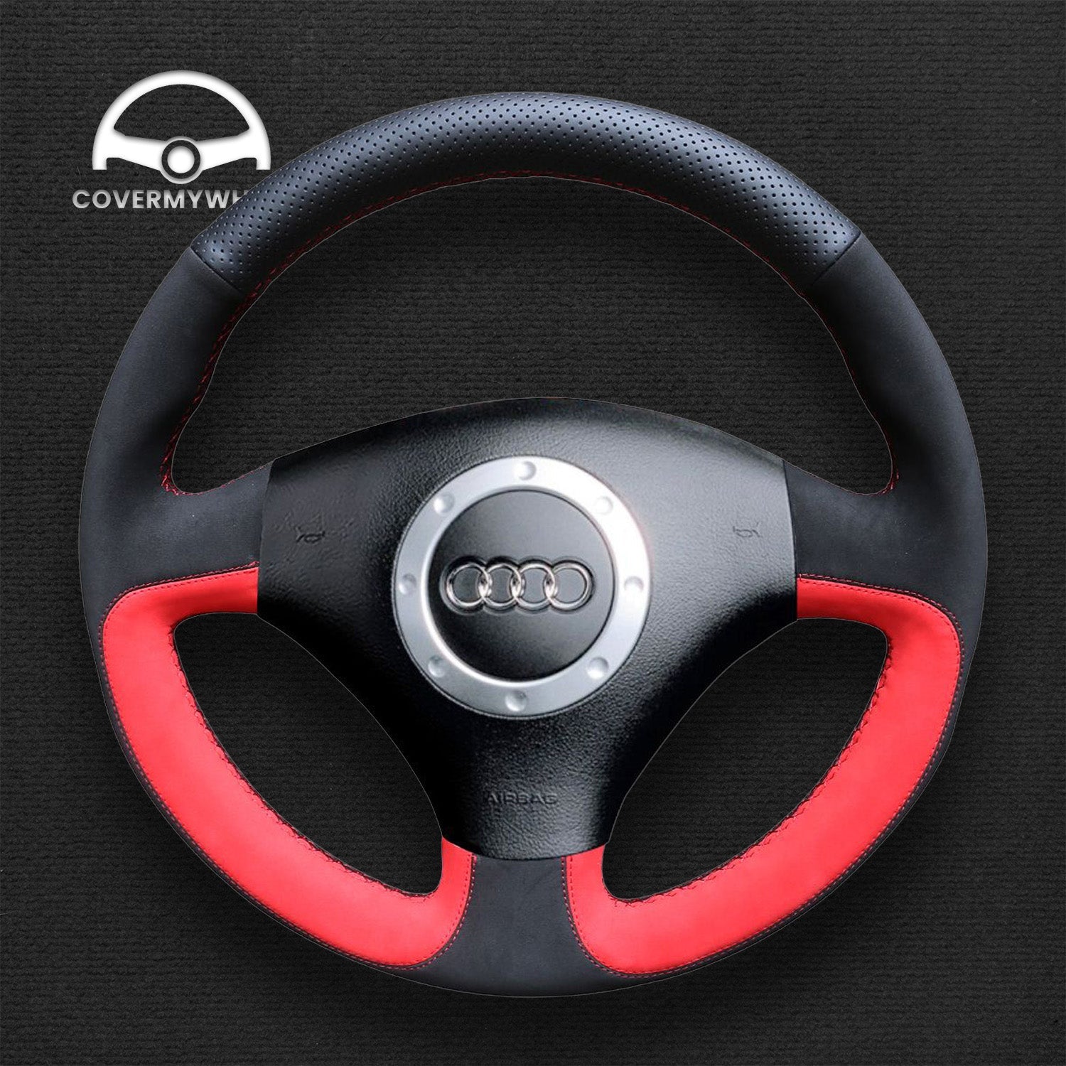 Steering Wheel Cover for Audi 8Z 8L B6 C5 D2 8N 8L B6 B5 C5 Cover My Wheel