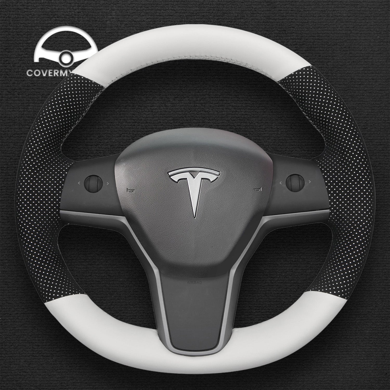 Steering Wheel Cover for Tesla Model 3 Model Y 2017–2023 Cover My Wheel