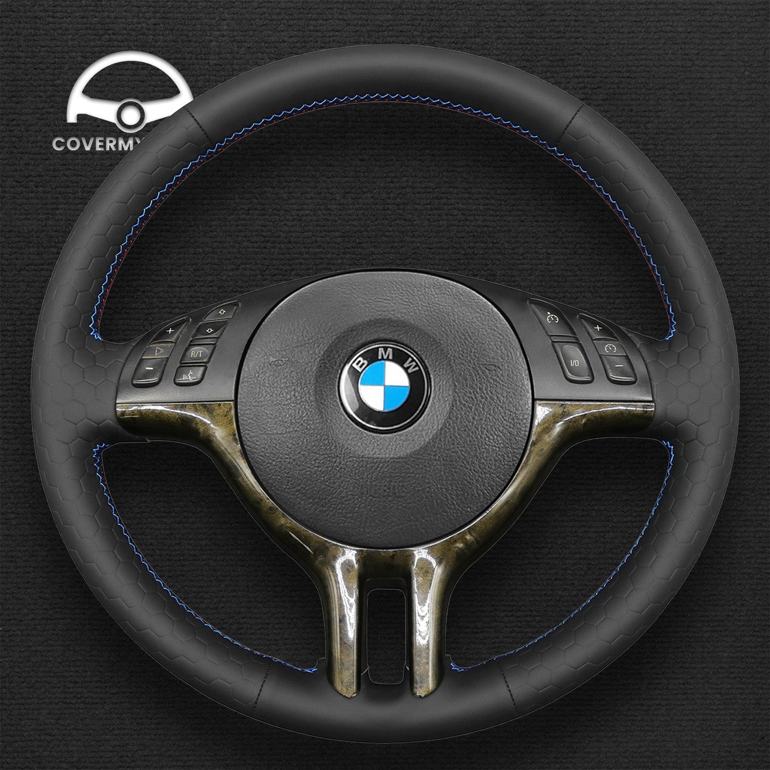 Steering Wheel Cover for BMW E46 E46 E39  X5 E53  Z3 E36/7  Z3 E36/8 Cover My Wheel