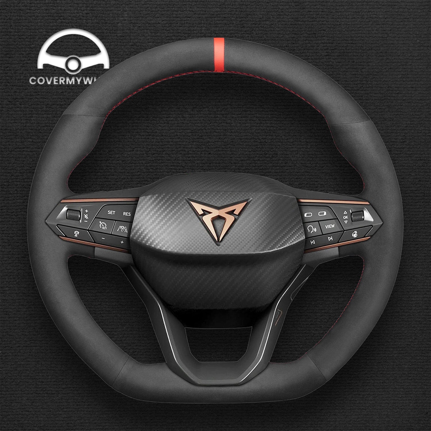 Steering Wheel Cover for SEAT Leon Cupra Leon Ateca Tarraco Formentor 2020–2026 Cover My Wheel