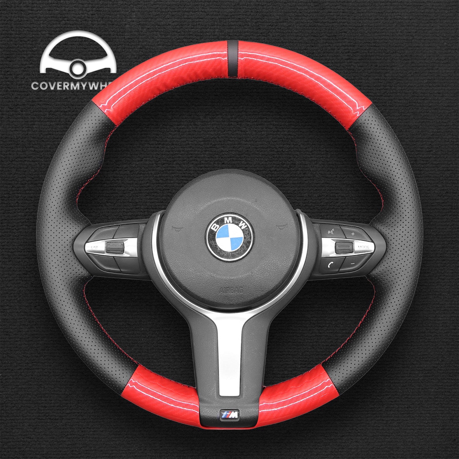 Steering Wheel Cover for BMW F22 F23 F30 F32 F34 F10 F80 F82 F87 F07 X3 X4 X5 X6 Cover My Wheel