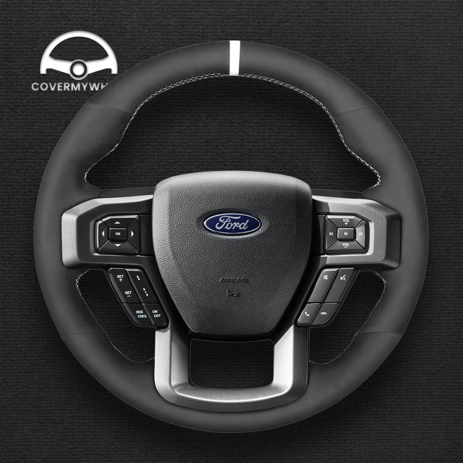 Steering Wheel Cover for Ford F-150 F150 Raptor 2015-2021 Cover My Wheel
