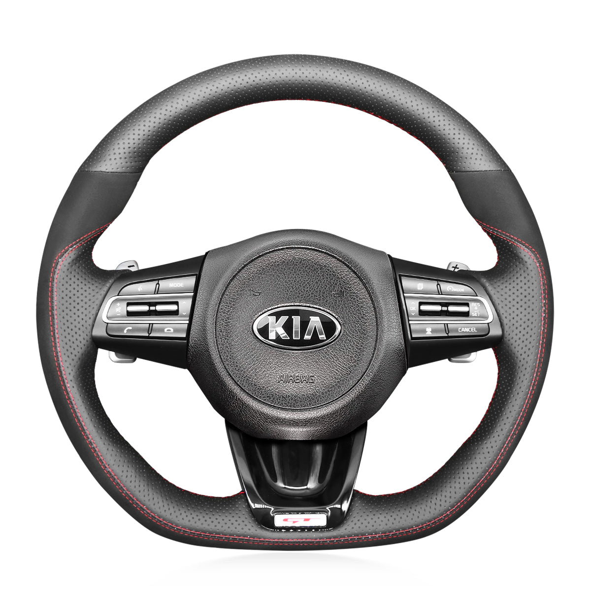 Steering Wheel Cover for Kia Stinger GT (2017–2021) Cover My Wheel