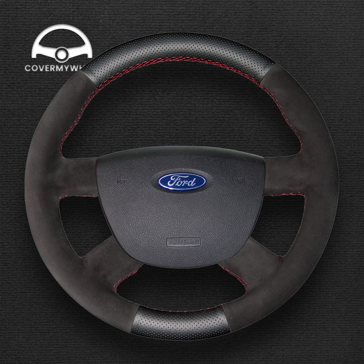 Steering Wheel Cover for Ford Focus C-Max Tourneo Transit Cover My Wheel