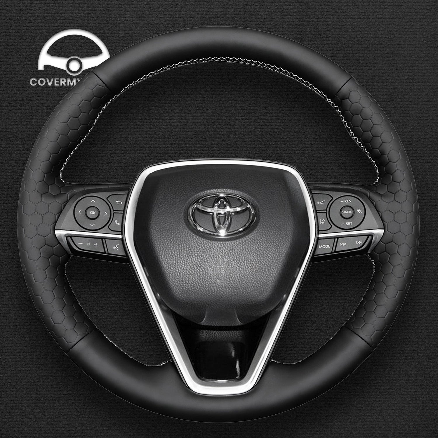 Steering Wheel Cover for Toyota Corolla RAV4 Camry Avalon 2018-2024 Cover My Wheel
