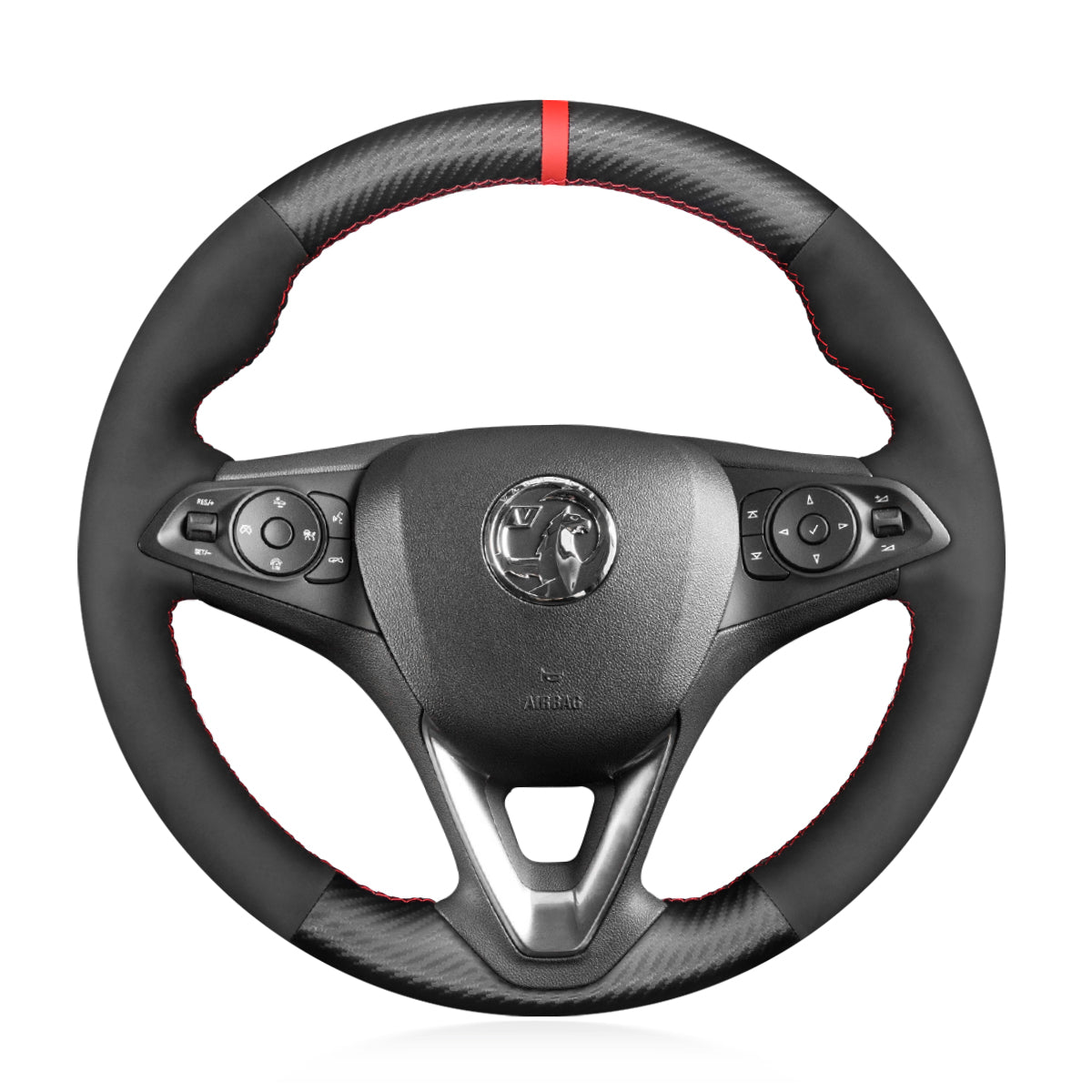 Steering Wheel Cover for Vauxhall (Opel) Astra K Corsa E Crossland X Grandland X Insignia B Karl Zafira C 2014–2020 Cover My Wheel