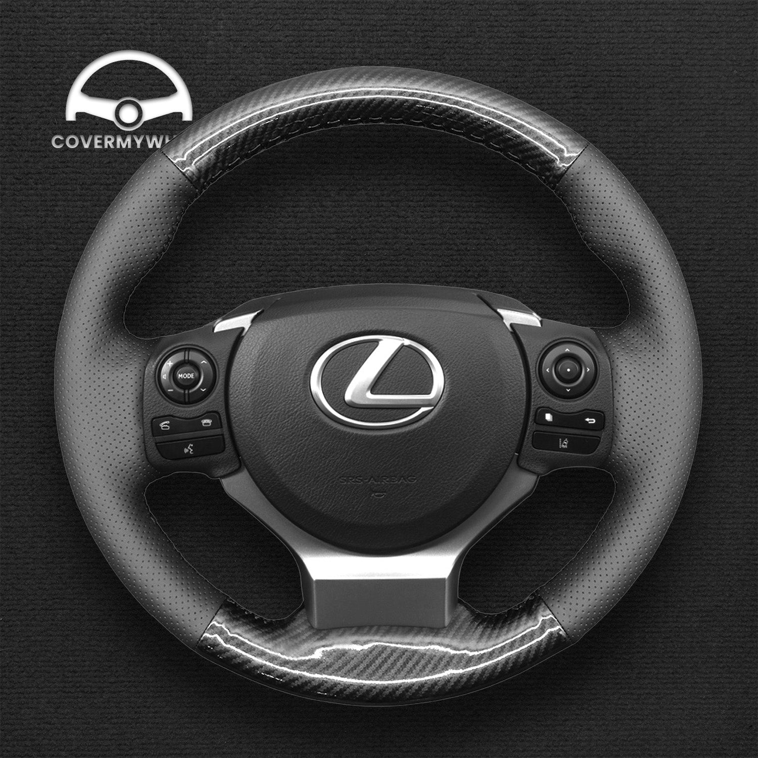 Steering Wheel Cover for Lexus IS200t IS250 IS500 IS F-Sport 2014 - 2024 Cover My Wheel