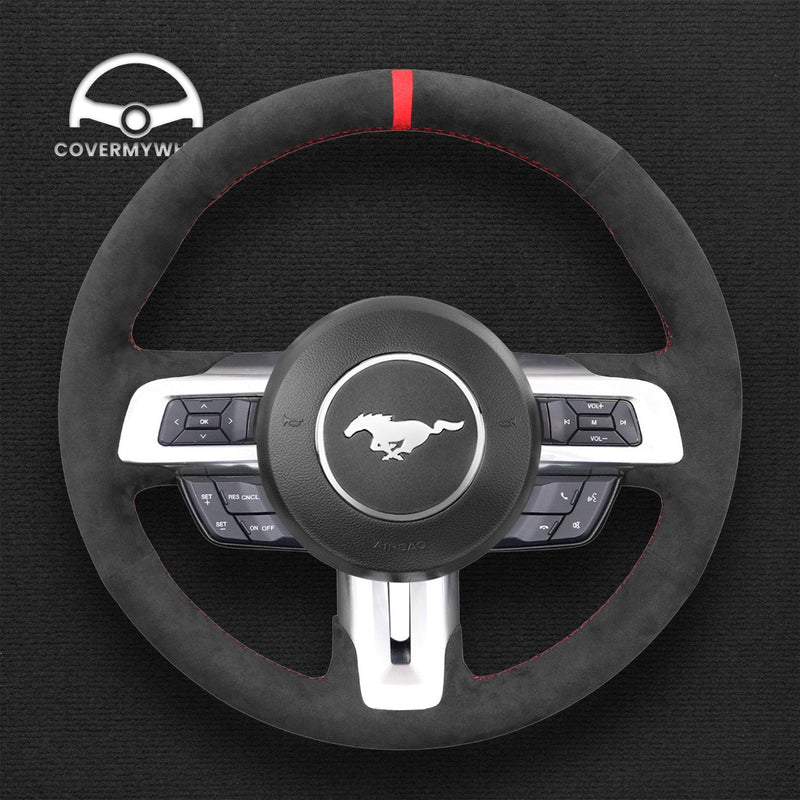 Steering Wheel Cover for Ford Mustang 2015-2020 Cover My Wheel