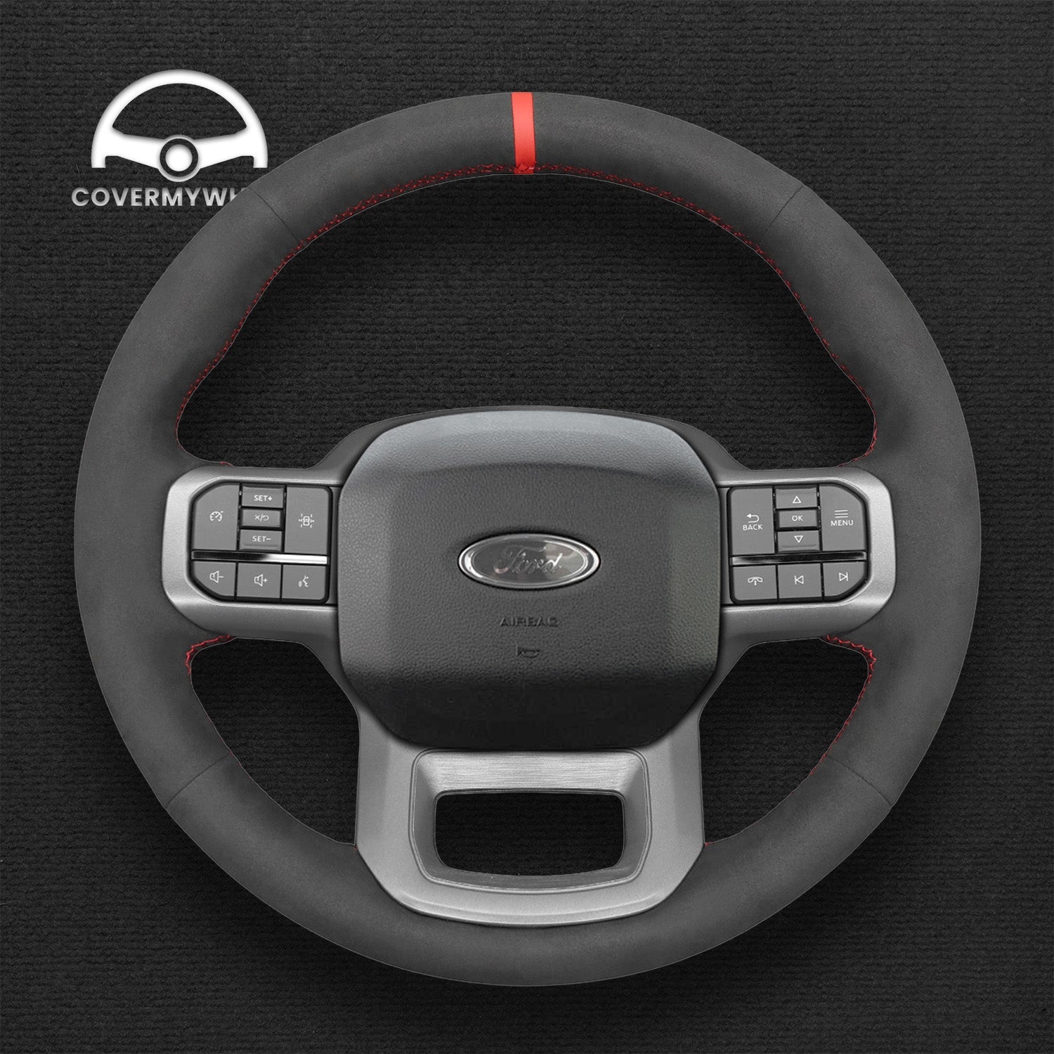 Steering Wheel Cover for Ford F-150 F-350 F-450 Expedition 2021-2023 Cover My Wheel