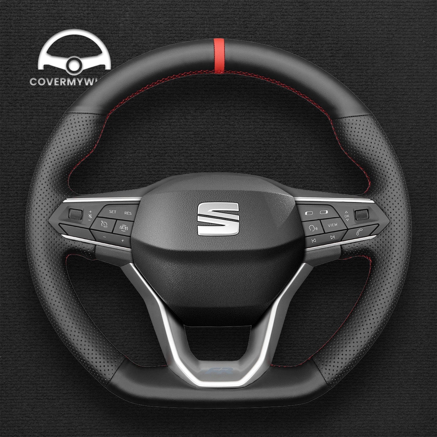 Steering Wheel Cover for SEAT Leon Cupra Leon Ateca Tarraco Formentor 2020–2026 Cover My Wheel