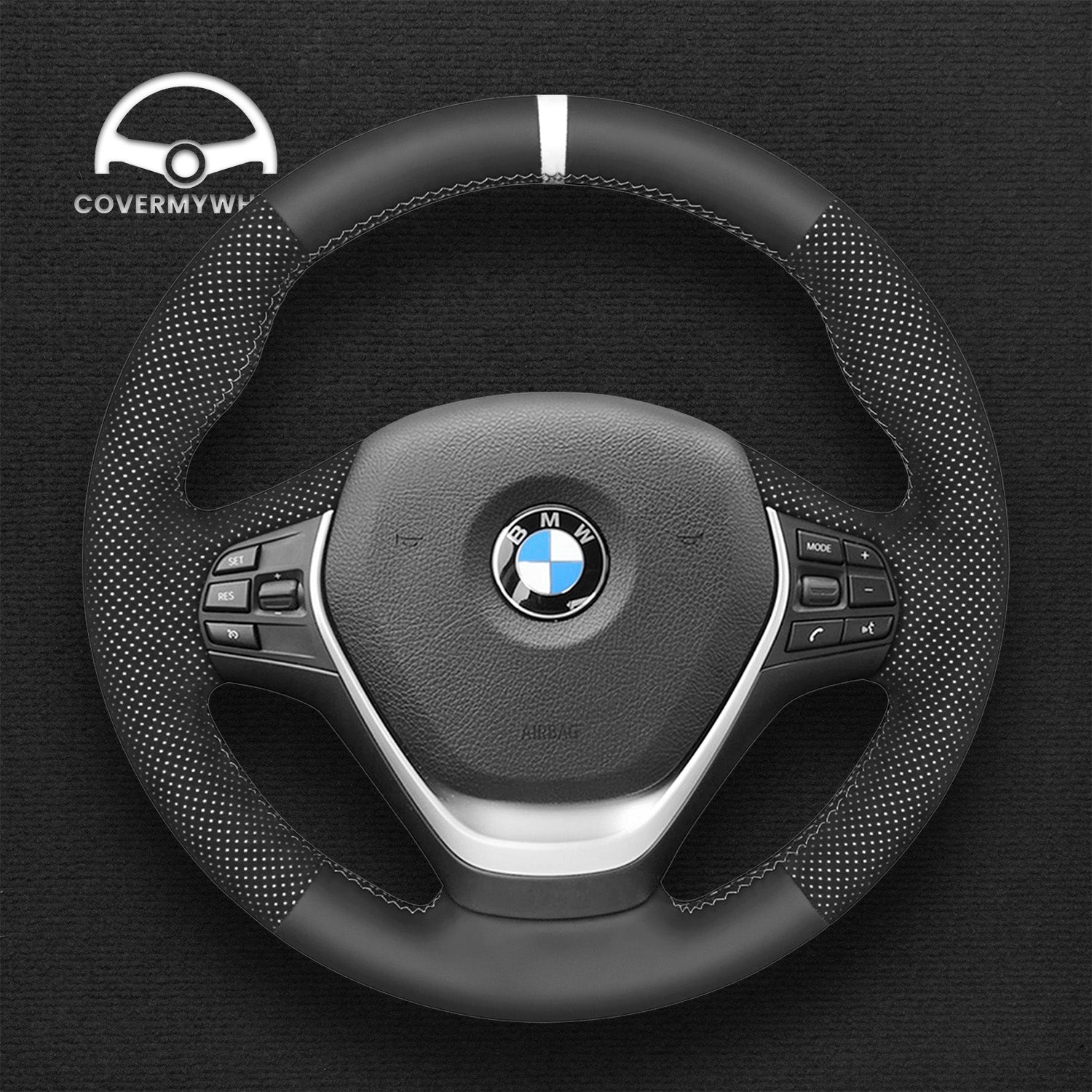 Steering Wheel Cover for BMW F22 F23 F30 F34 F32 F33 F36 Cover My Wheel