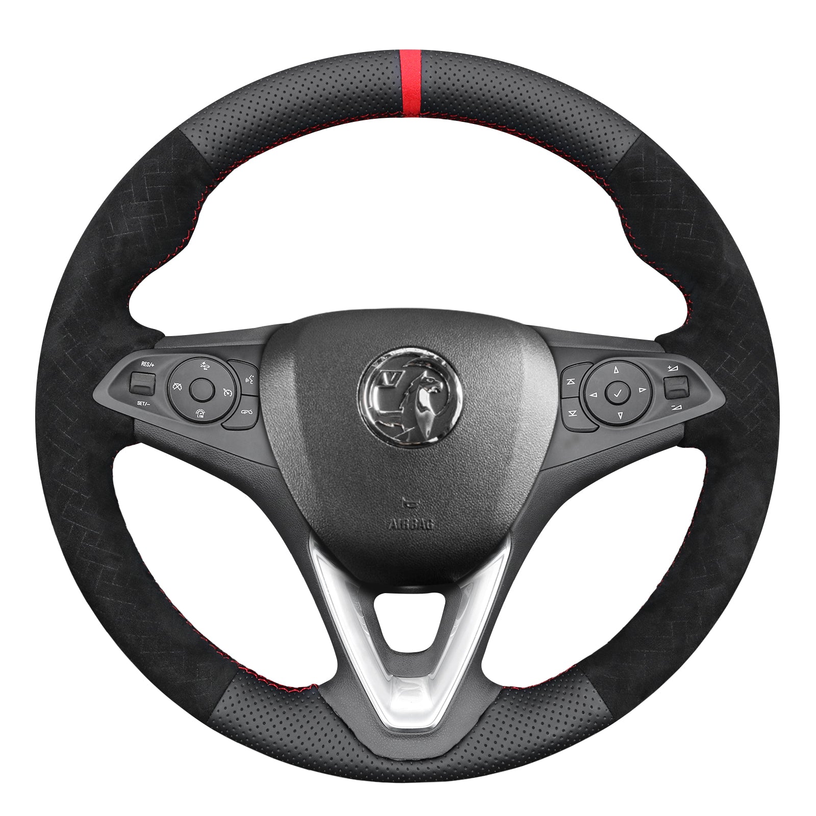 Steering Wheel Cover for Vauxhall (Opel) Astra K Corsa E Crossland X Grandland X Insignia B Karl Zafira C 2014–2020