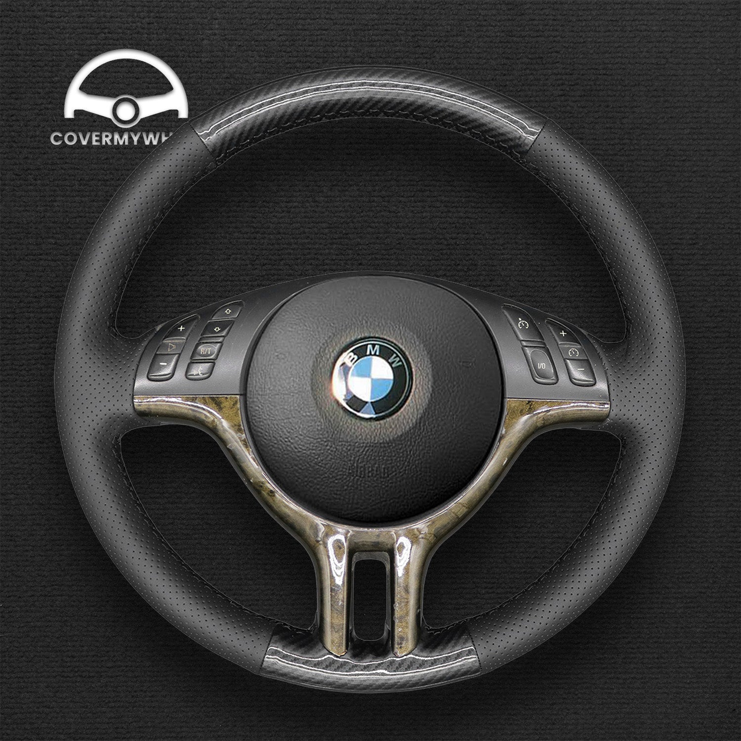 Steering Wheel Cover for BMW E46 E46 E39  X5 E53  Z3 E36/7  Z3 E36/8 Cover My Wheel