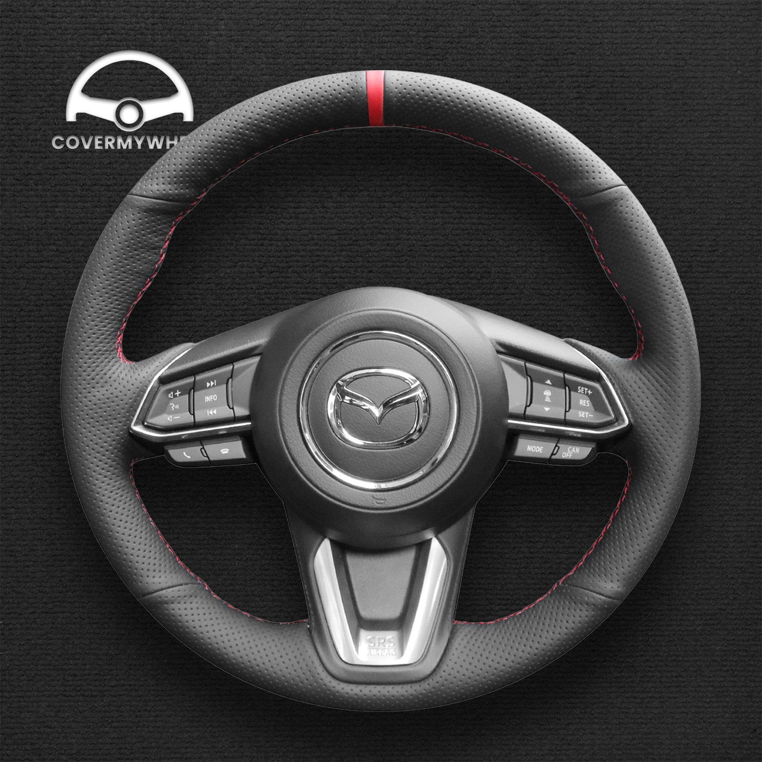 Steering Wheel Cover for Mazda 3 Axela 6 Atenza CX-5 CX-9 2016–2019