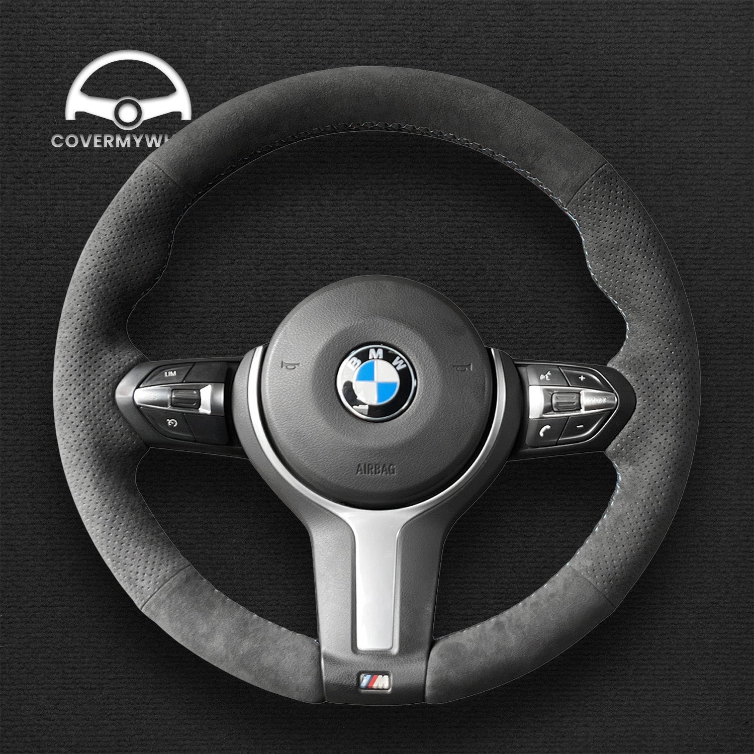 Steering Wheel Cover for BMW F22 F23 F30 F32 F34 F10 F80 F82 F87 F07 X3 X4 X5 X6 Cover My Wheel