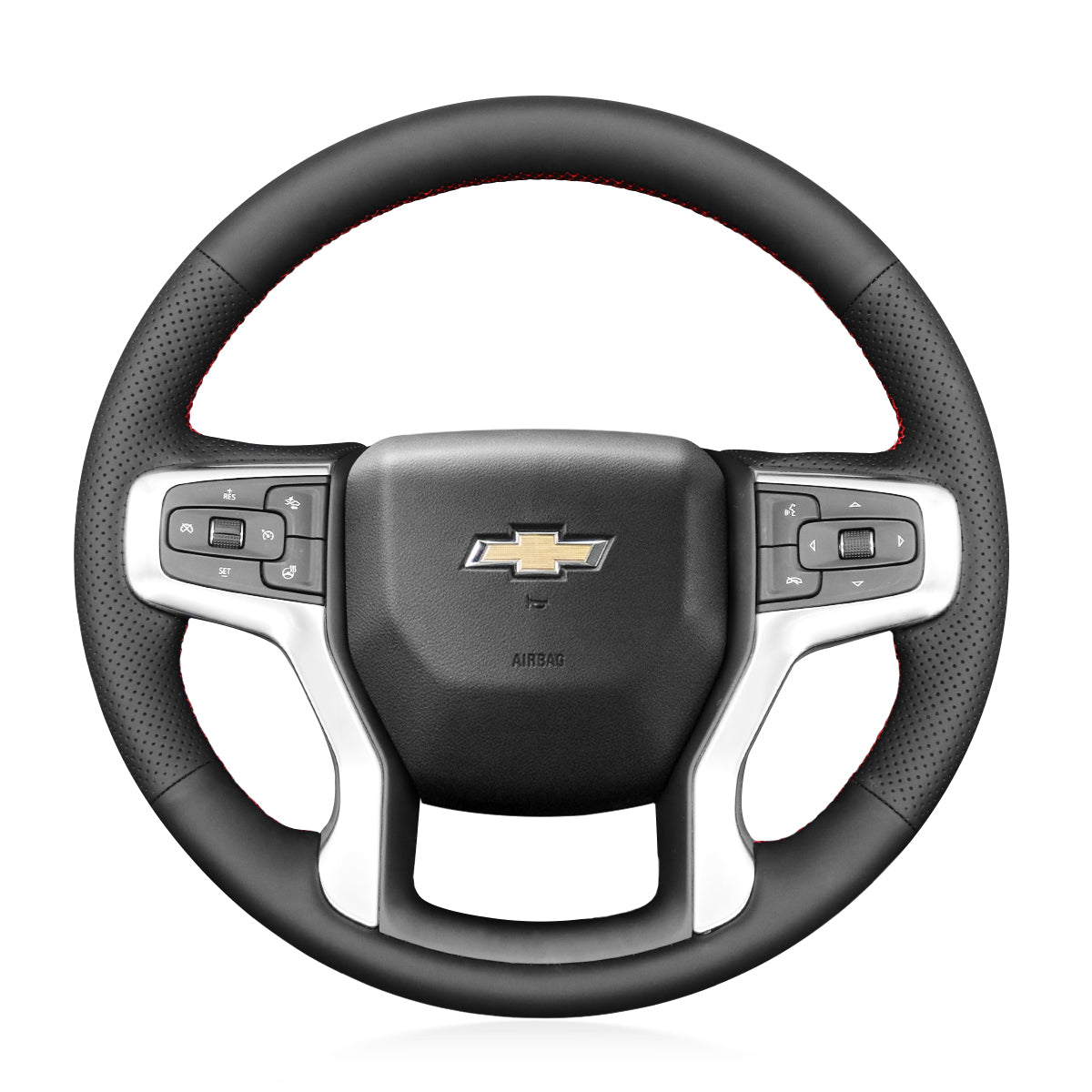 Steering Wheel Cover for Chevrolet Silverado, Blazer, Suburban & Tahoe (2019–2024) Cover My Wheel