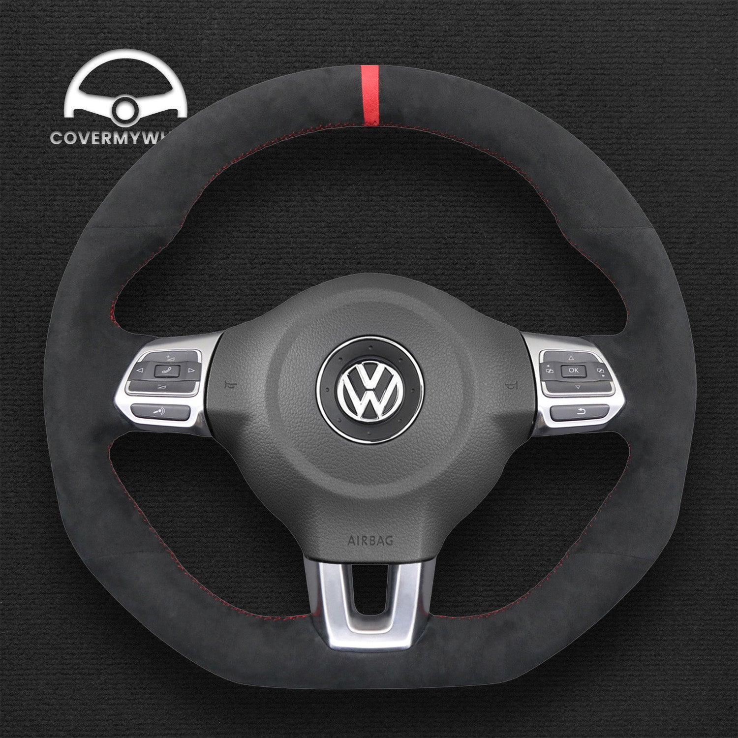Steering Wheel Cover for Volkswagen Golf 6 2009-2014 GTI