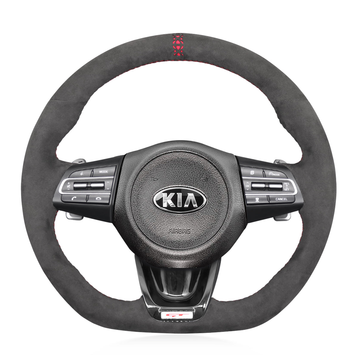 Steering Wheel Cover for Kia Stinger GT (2017–2021) Cover My Wheel