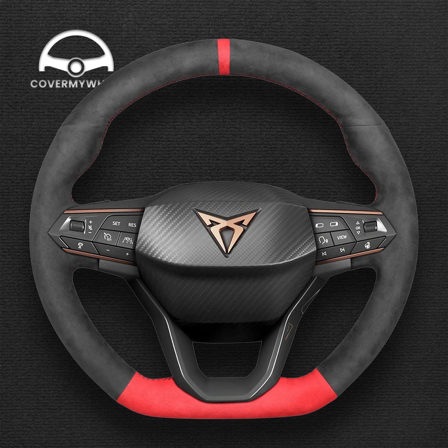 Steering Wheel Cover for SEAT Leon Cupra Leon Ateca Tarraco Formentor 2020–2026 Cover My Wheel